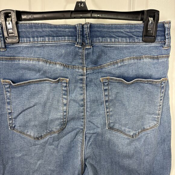 Knox Rose Jeans Women 6 Mid Rise Boho Embroidered Aztec Side Stripe Denim - Picture 3 of 10